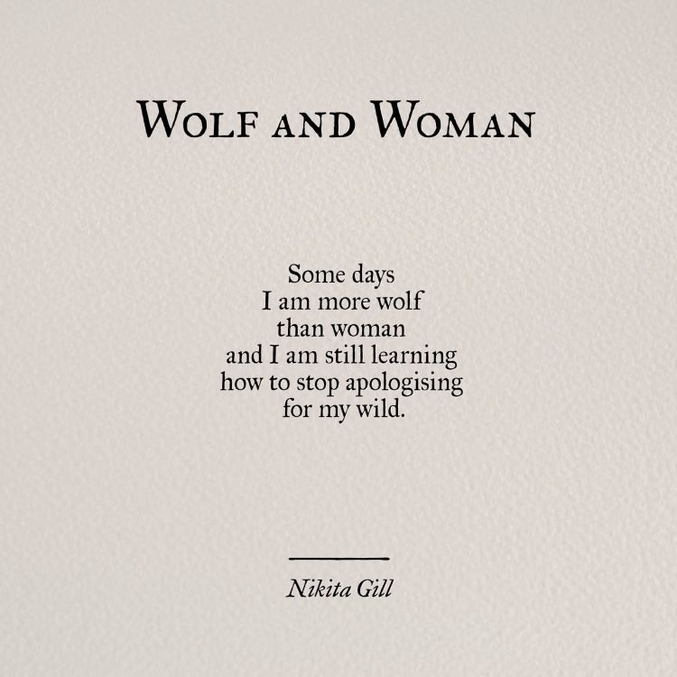 Wolf and Woman poem